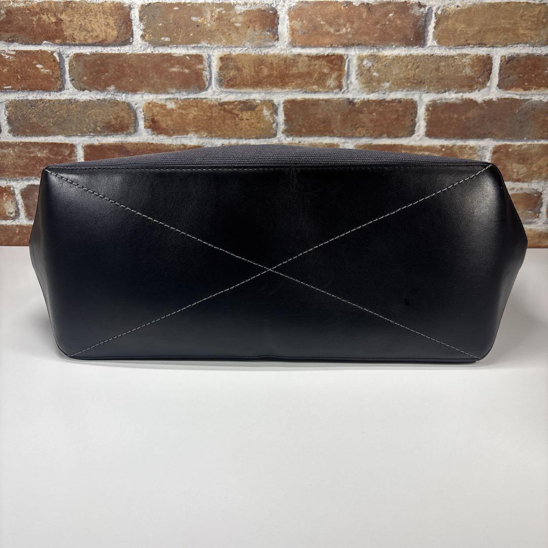 COACH　トートバッグ　ネイビー　キャンバス