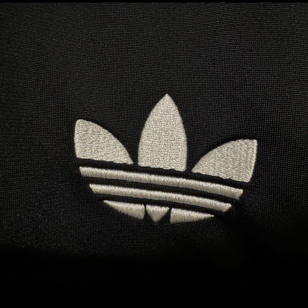 【美品】adidas トラックジャケット ファイヤーバード ブラック 2XL 黒
