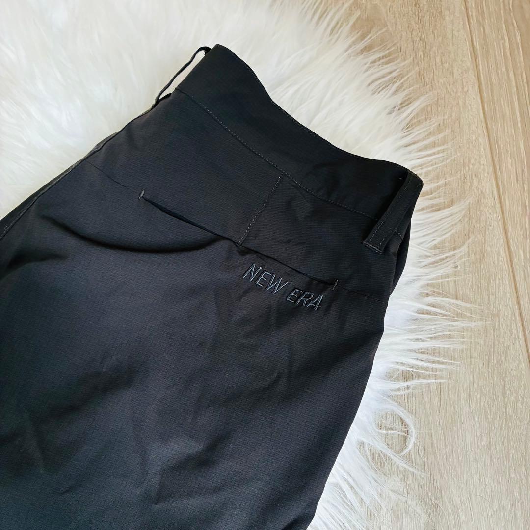 NEWERA ニューエラゴルフ　ロゴ刺繍　ストレッチパンツ　黒　Mサイズ