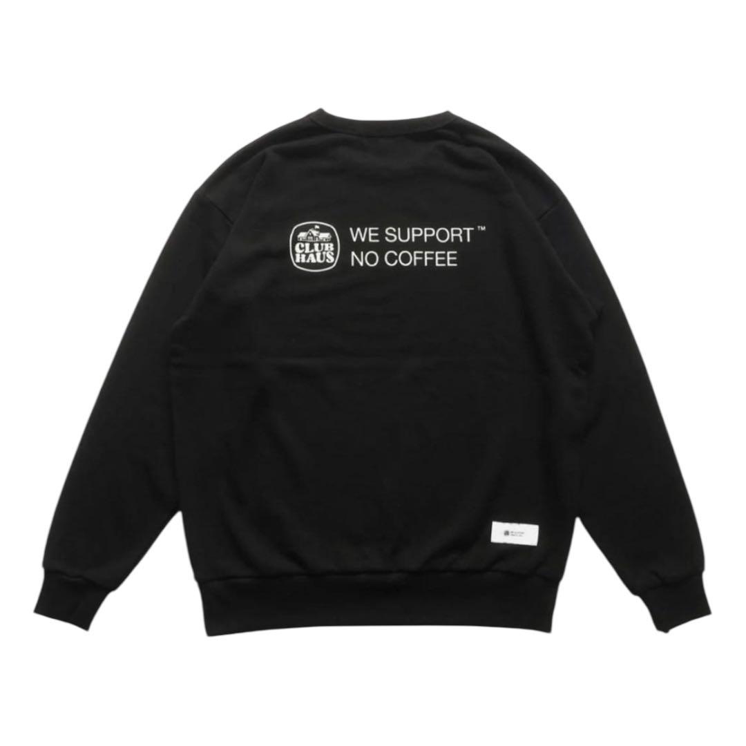 NO COFFEE × CLUBHAUS CREW SWEAT SHIRT