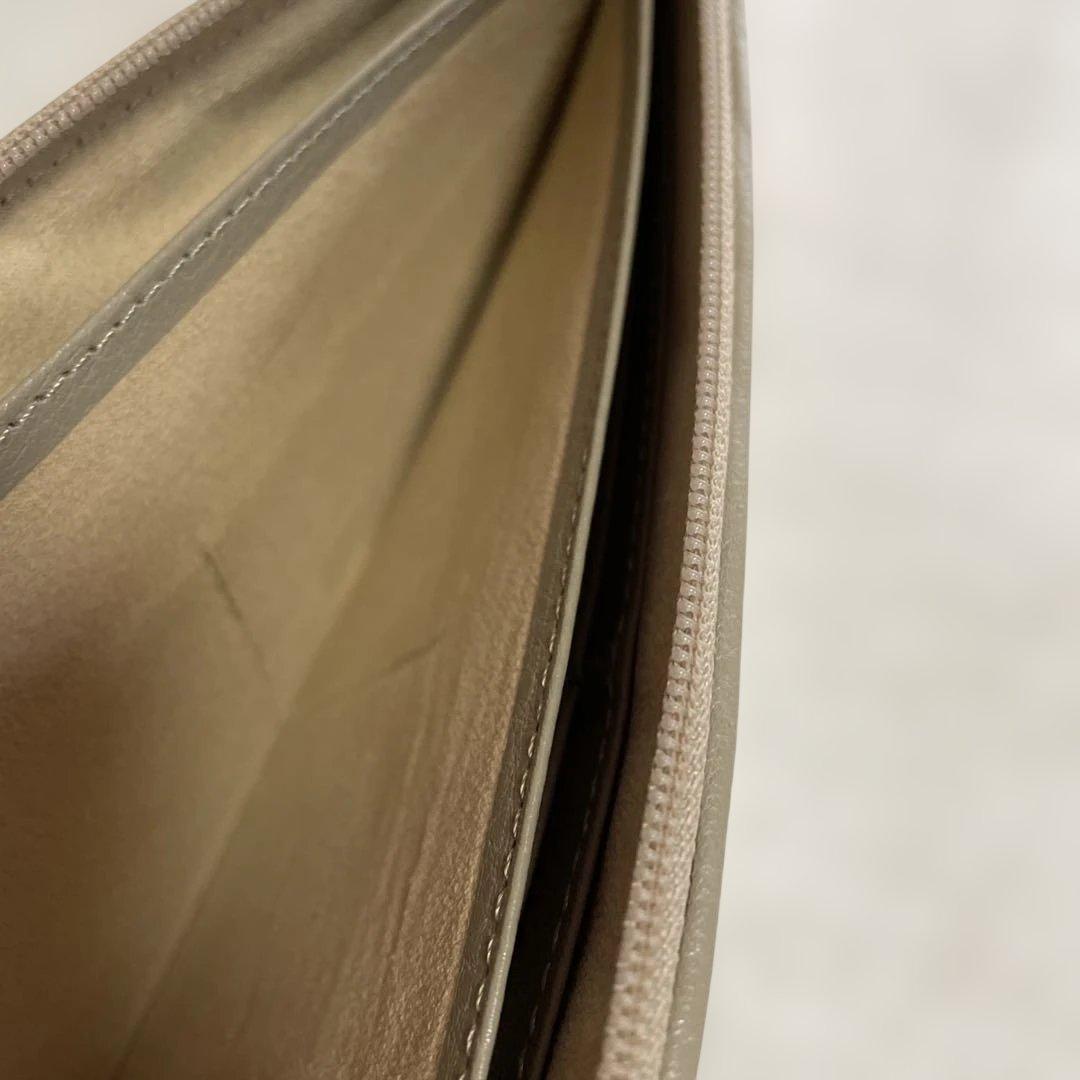 ATAO シルバー パイソン編み込み 長財布