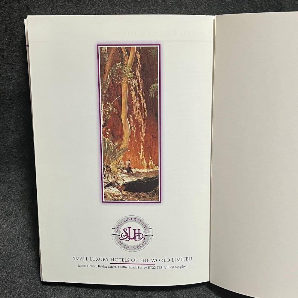 【稀少】SMALL LUXURY HOTELS 2001 DIRECTORY◎