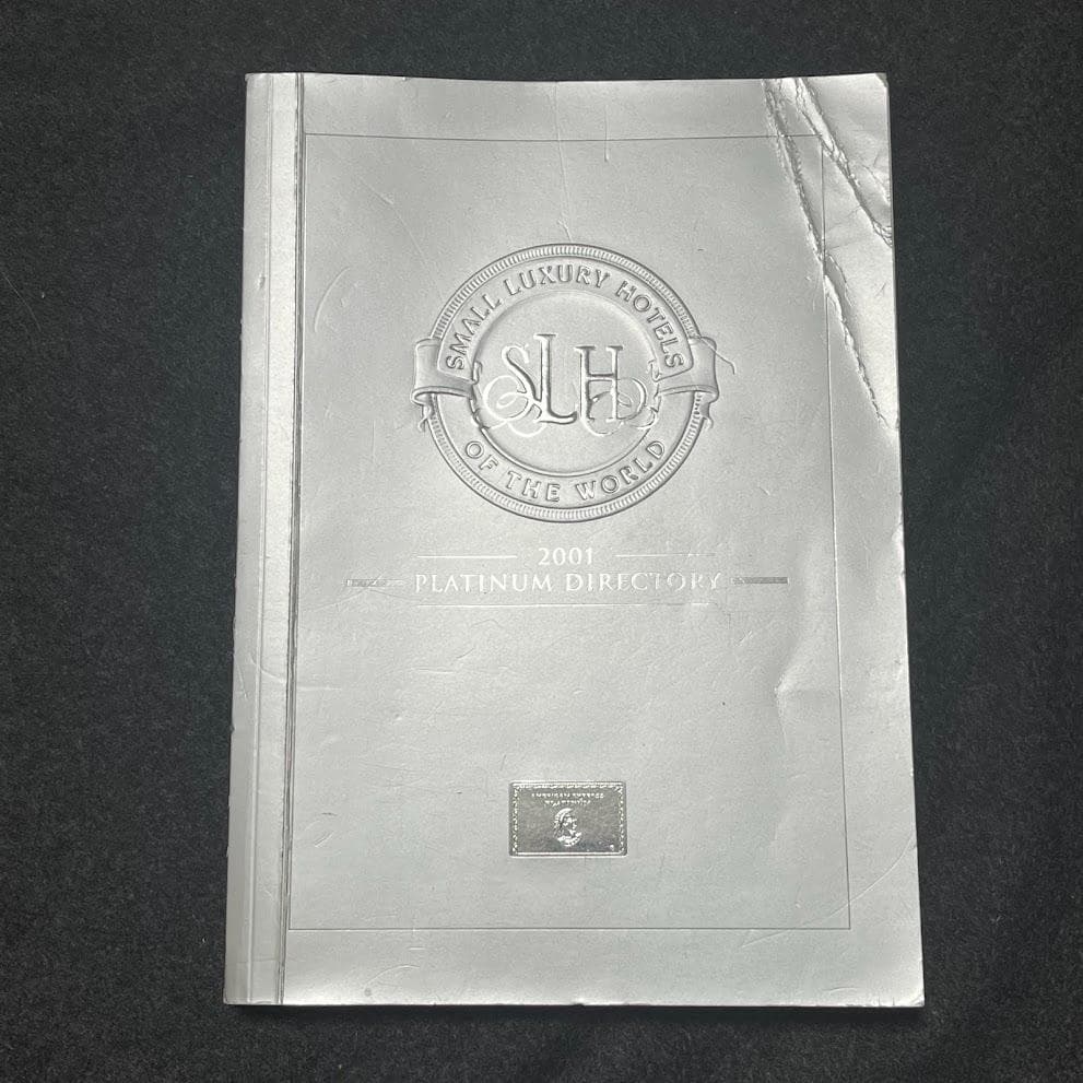 【稀少】SMALL LUXURY HOTELS 2001 DIRECTORY◎