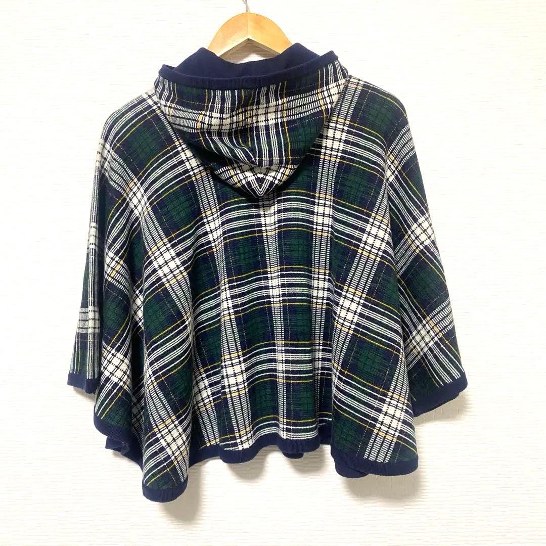 【新品タグ付】POLO RALPH LAUREN ウールフーデッドポンチョニット