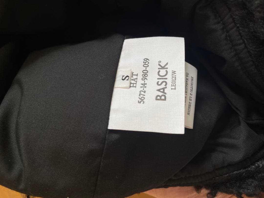 BASICKS BEAR BEANIE ベイシックス　ベアビーニー　クマ耳