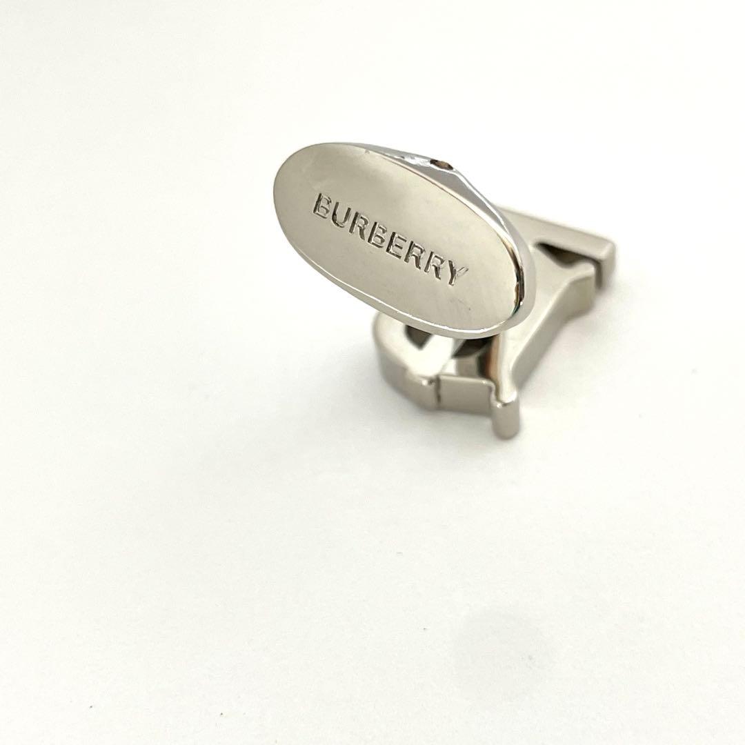 【超美品】 バーバリー BURBERRY カフス TBラインCAFF LINK