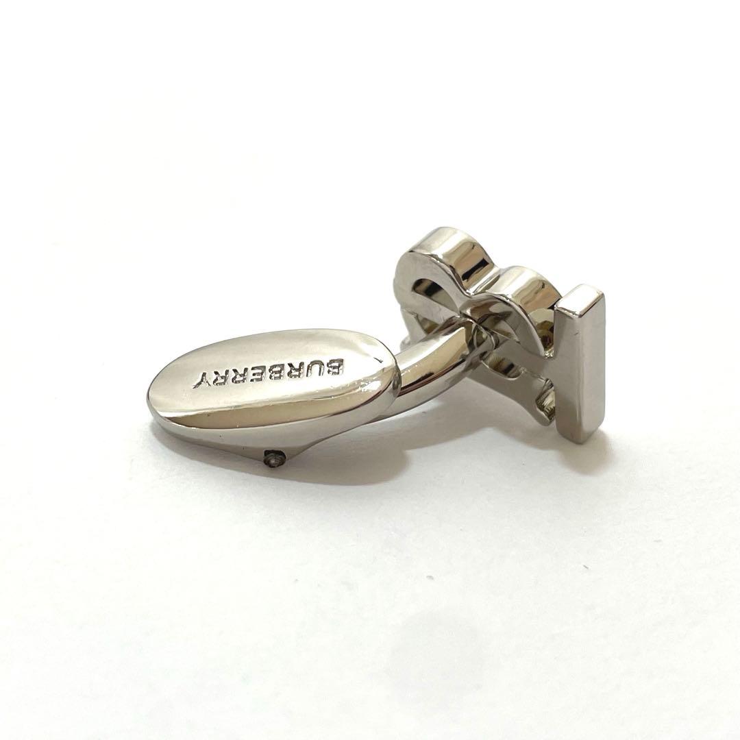 【超美品】 バーバリー BURBERRY カフス TBラインCAFF LINK