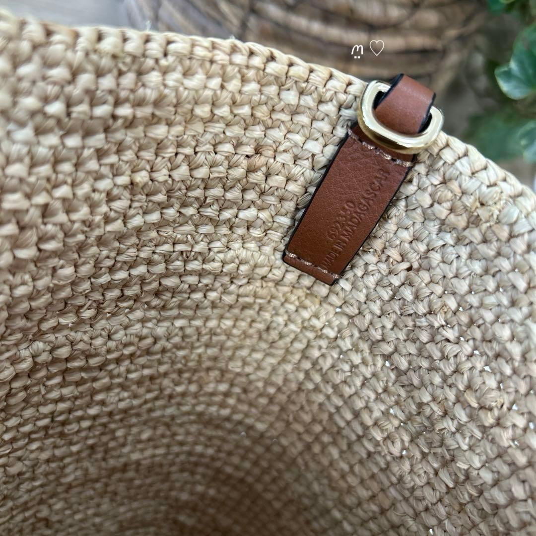 LOEWEロエベ　スリットバッグミニ　カゴバッグ斜めがけ　ショルダーストラップ付