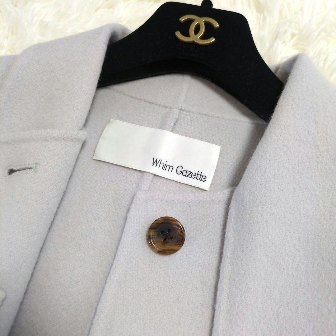 ダブルフェイス✨️Whim Gazette ジーロンラムリバーコート ボウタイ