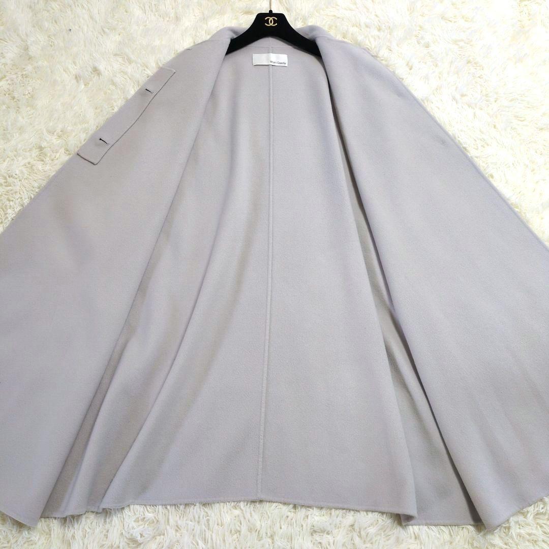 ダブルフェイス✨️Whim Gazette ジーロンラムリバーコート ボウタイ