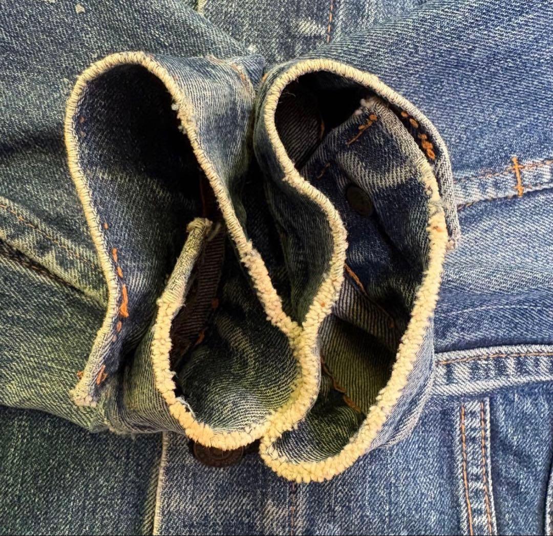 濃紺‼️60s Levi’s 70505 4th ボタン裏524 BigE