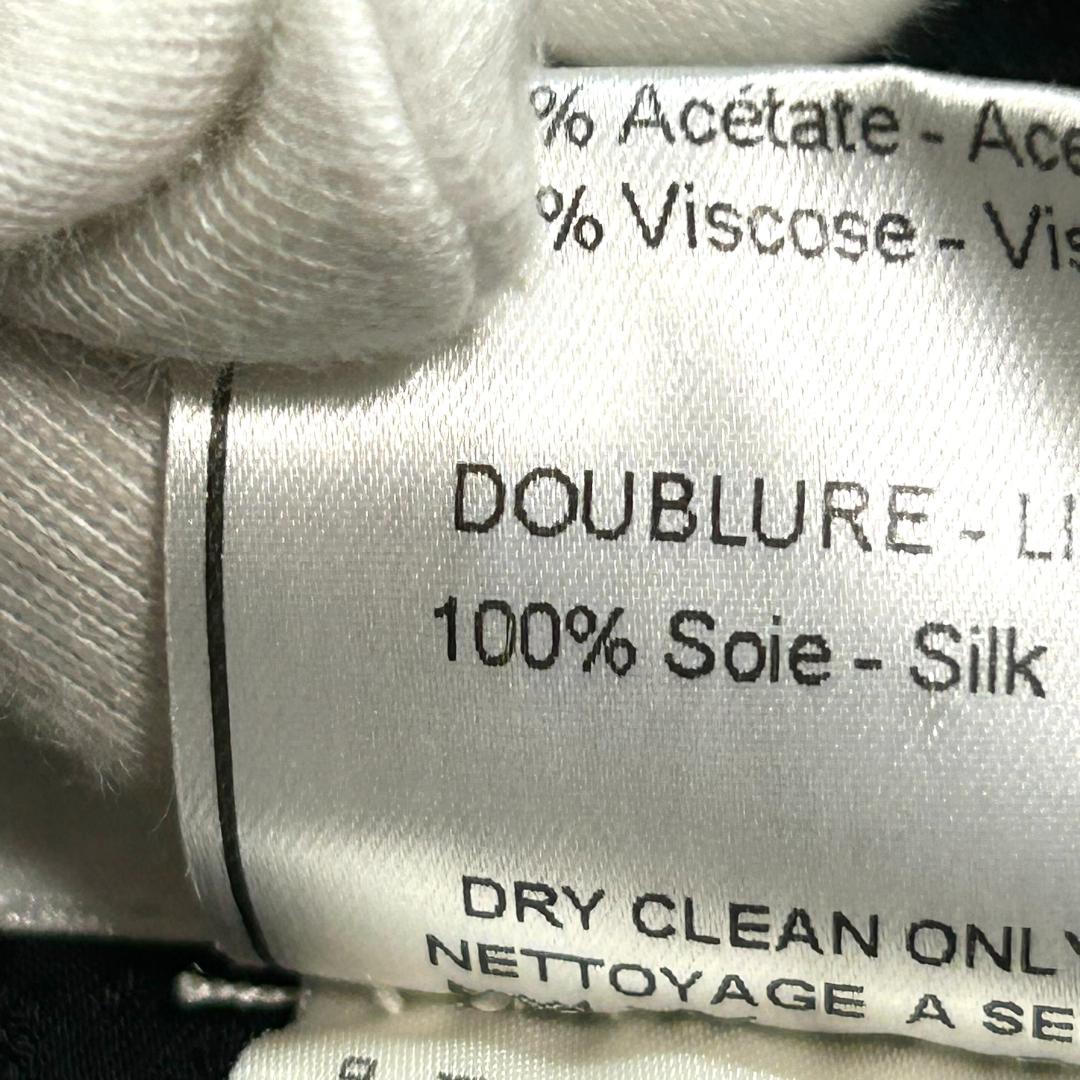 クリスチャンディオール　ガリアーノ期　　ジャケット　総柄　黒　チェスターコート