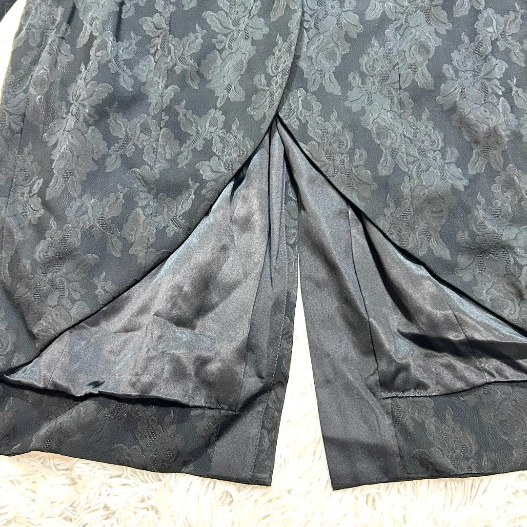 クリスチャンディオール　ガリアーノ期　　ジャケット　総柄　黒　チェスターコート