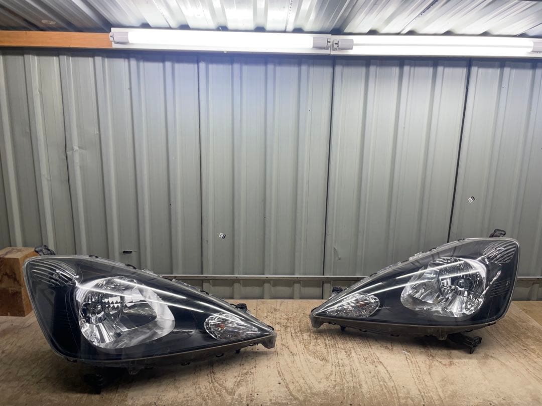 ★ コーティング 済み GEフィット 純正 HID ヘッドライト ブラック 加工