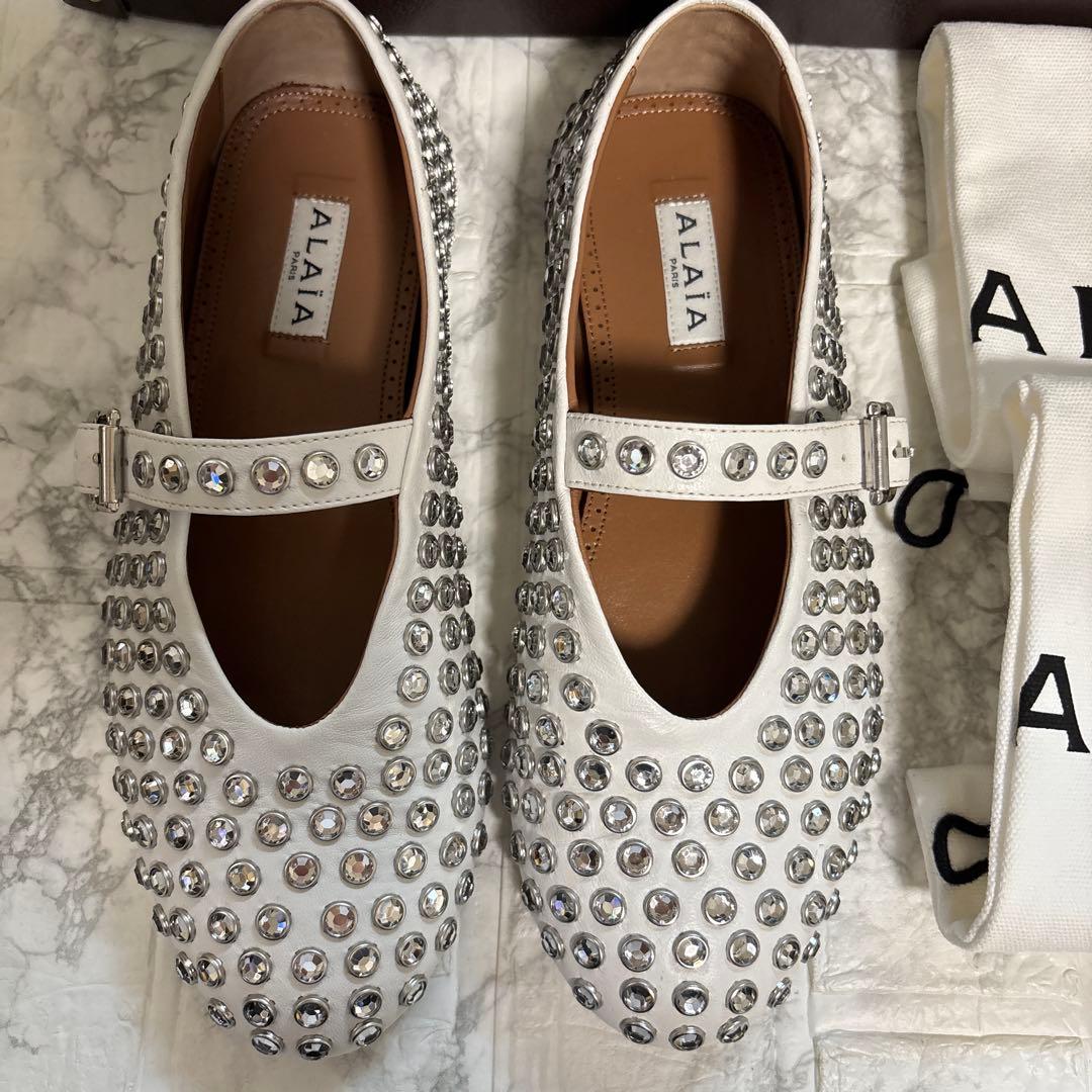 【ちゅちゅです】6/15迄　アライア ALAIA バレリーナ　36.5