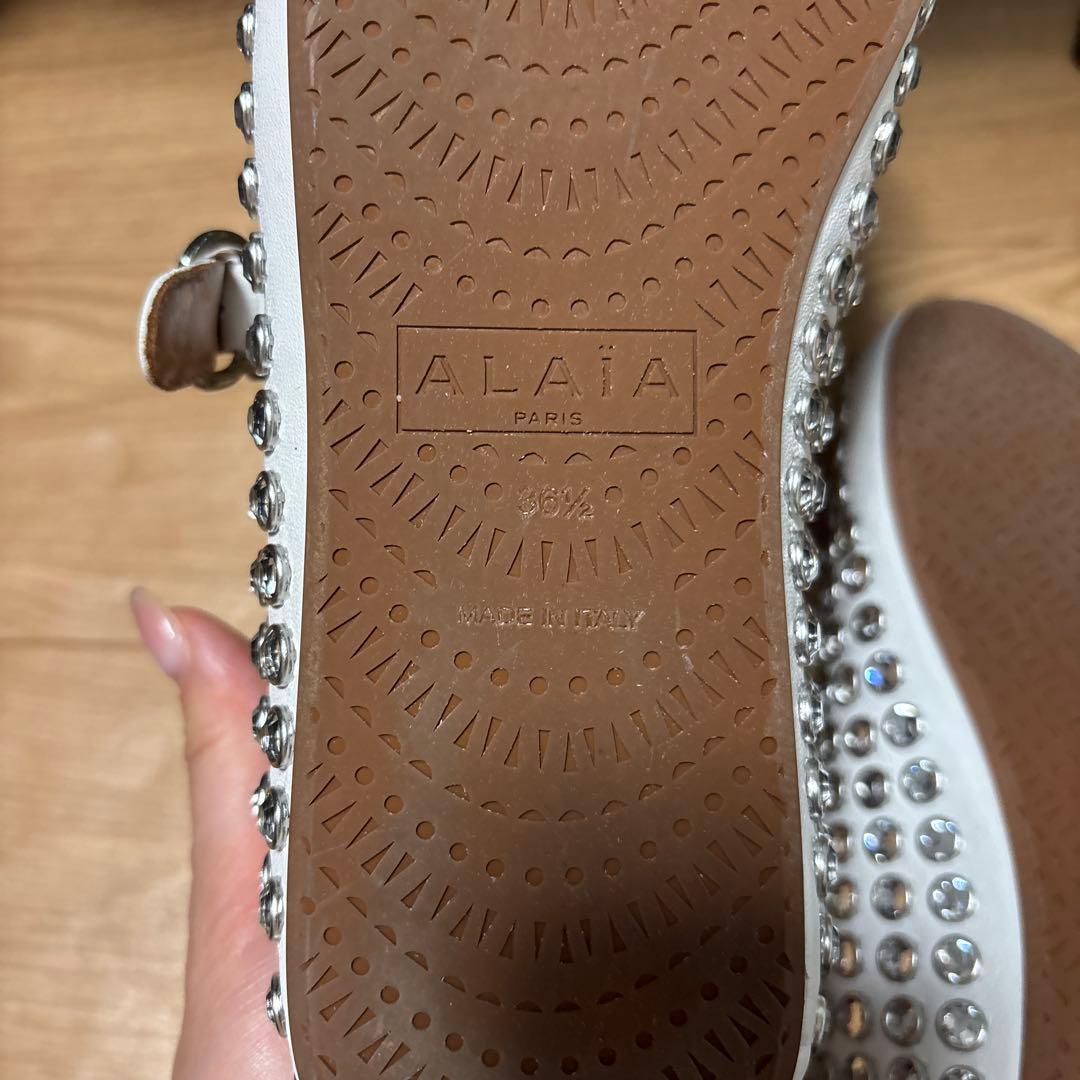 【ちゅちゅです】6/15迄　アライア ALAIA バレリーナ　36.5