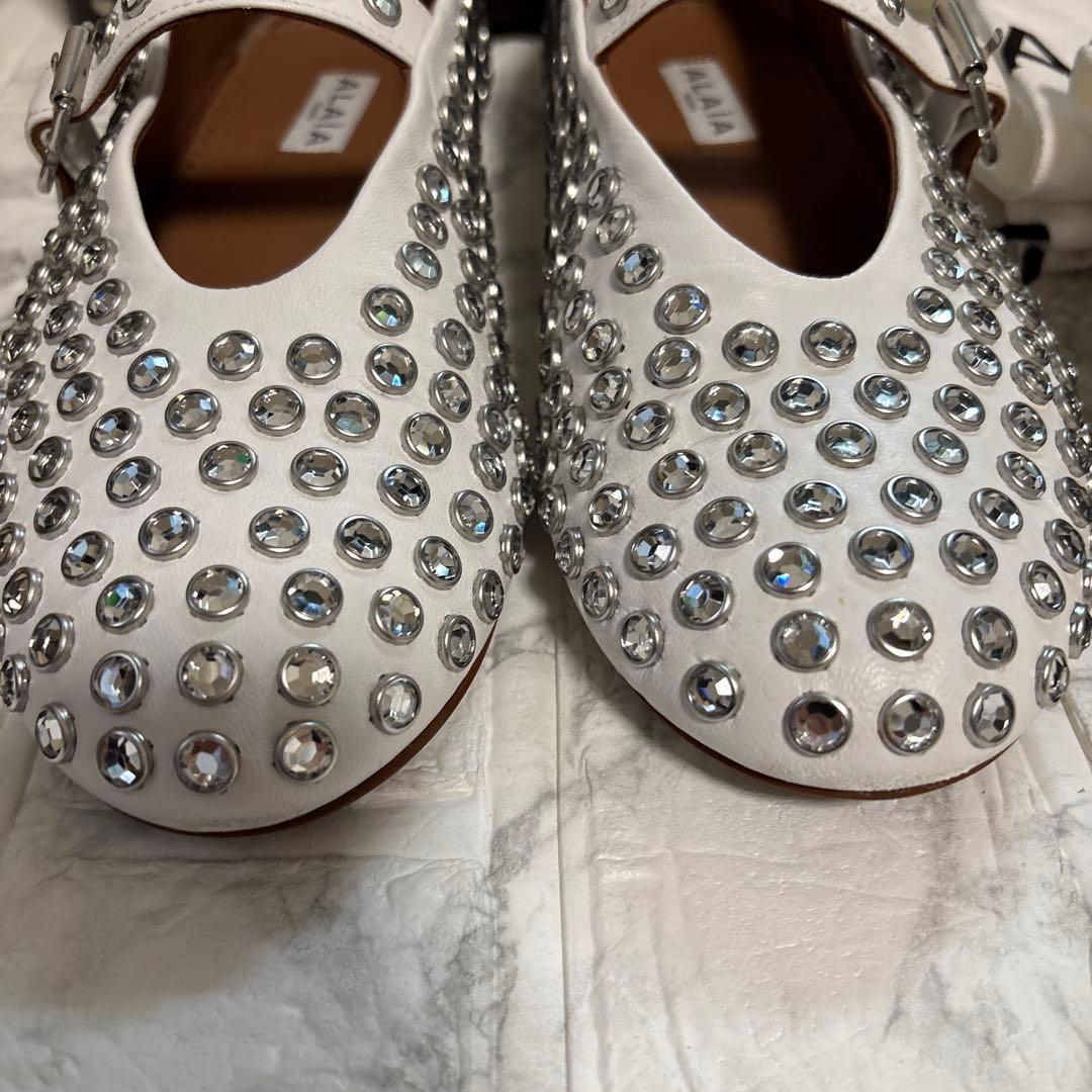 【ちゅちゅです】6/15迄　アライア ALAIA バレリーナ　36.5