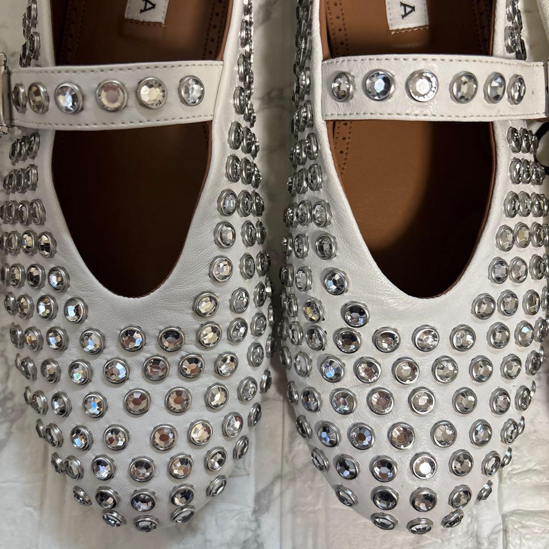 【ちゅちゅです】6/15迄　アライア ALAIA バレリーナ　36.5