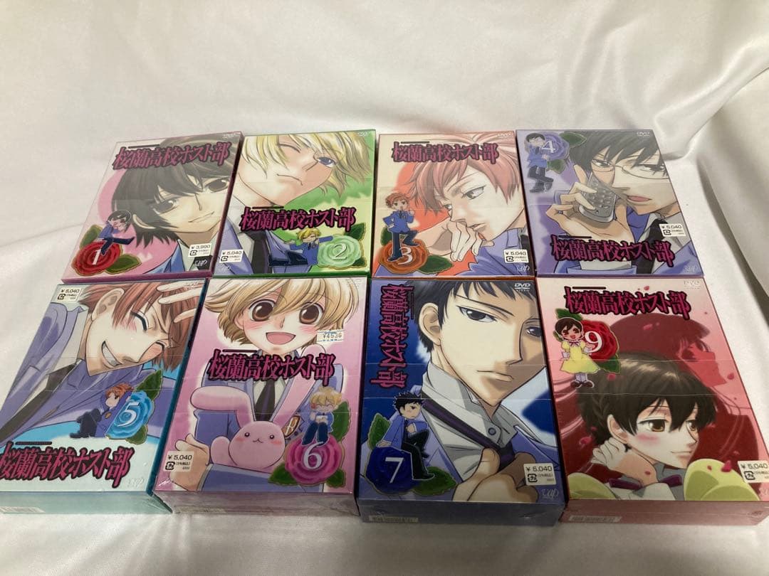 桜蘭高校ホスト部　初回限定版　DVD全9巻 8巻以外未開封
