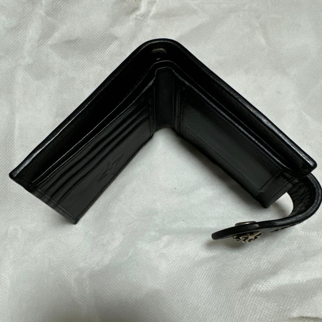 二つ折ウォレット/レザー/スティングリイ/コンチョ/小銭入/新品50%OFF