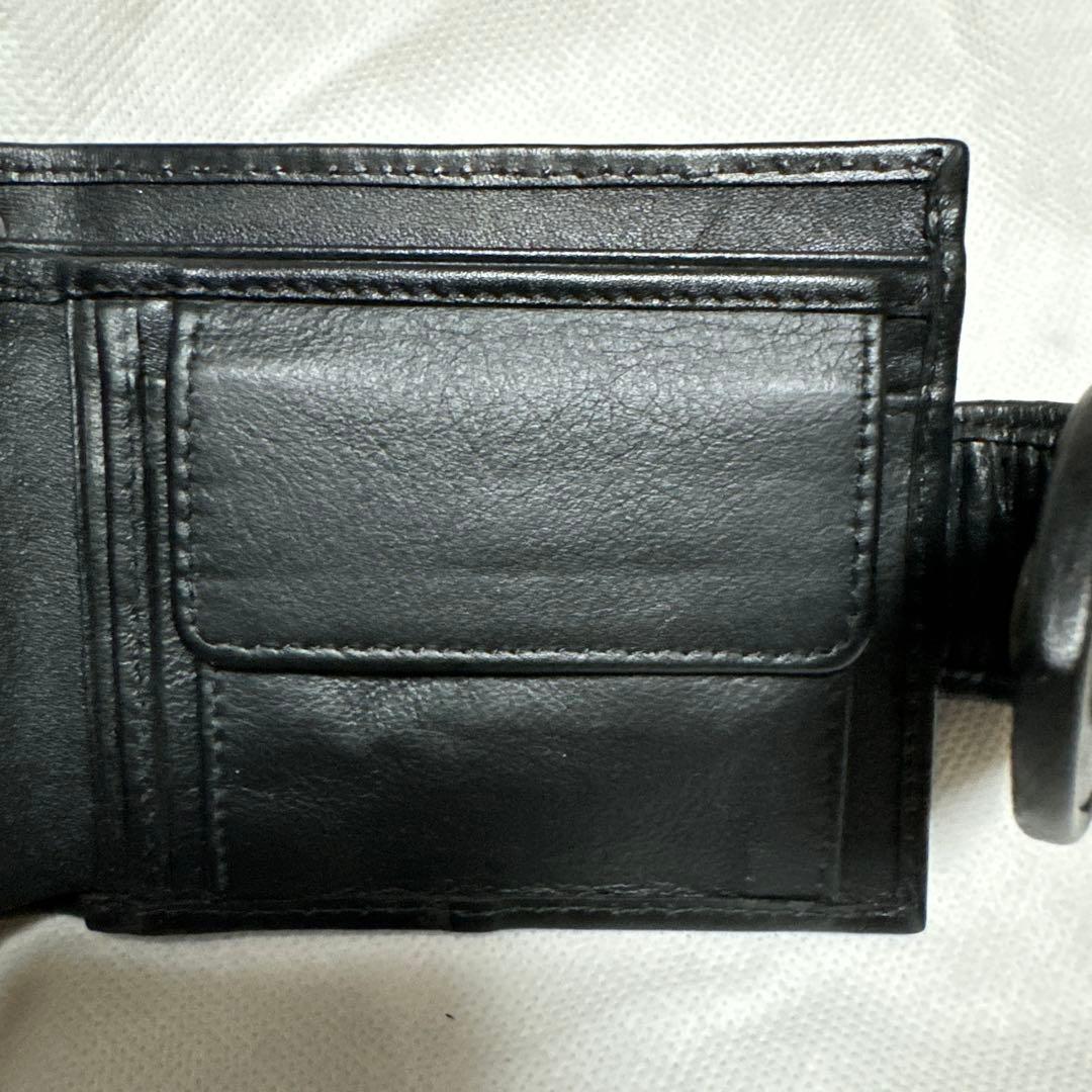 二つ折ウォレット/レザー/スティングリイ/コンチョ/小銭入/新品50%OFF