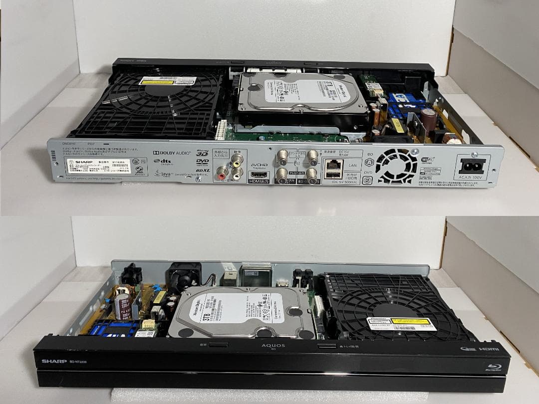 バゴニスタ　BD-NT1200　18年製　「容量アップHDD:3TB」