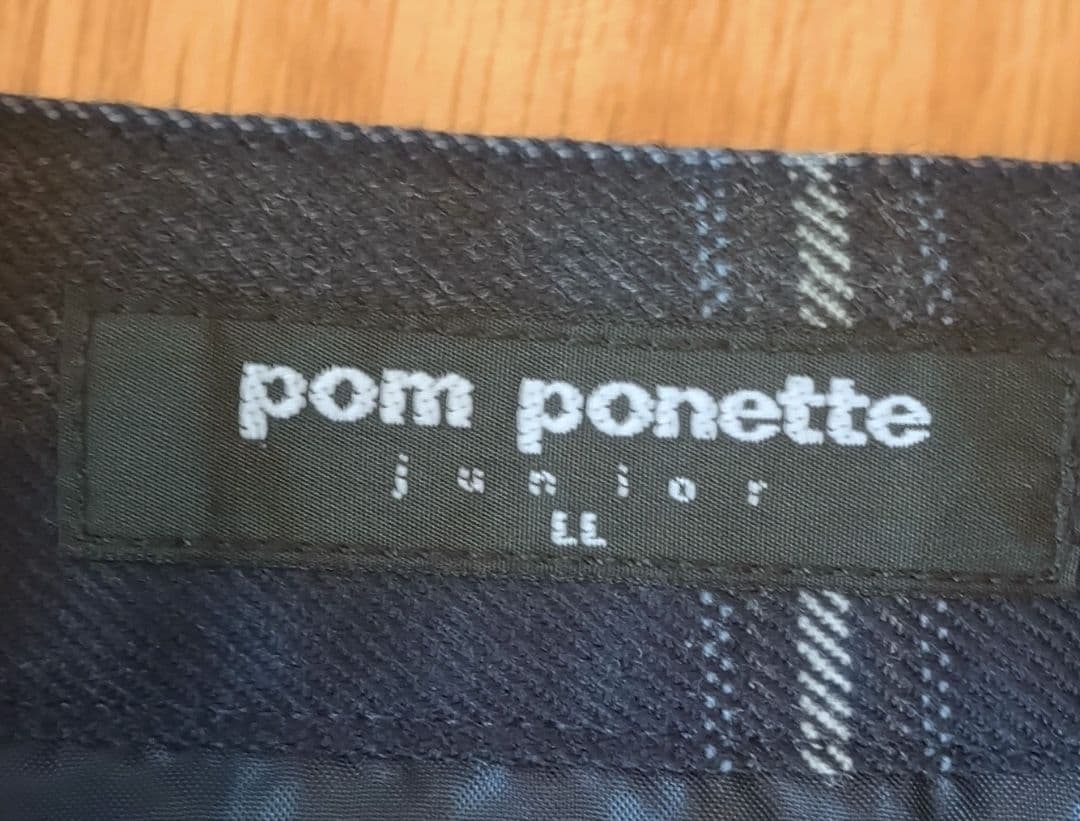 pom ponette ブレザー、スカート、ベスト、ネクタイ付シャツ4点セット