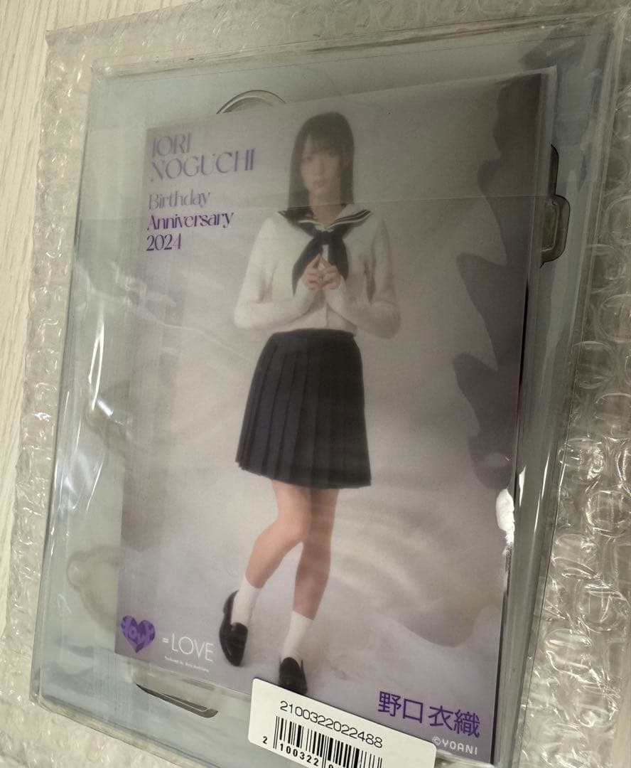 ＝LOVE イコラブ　野口衣織 生誕2024 アクスタ生写真セット