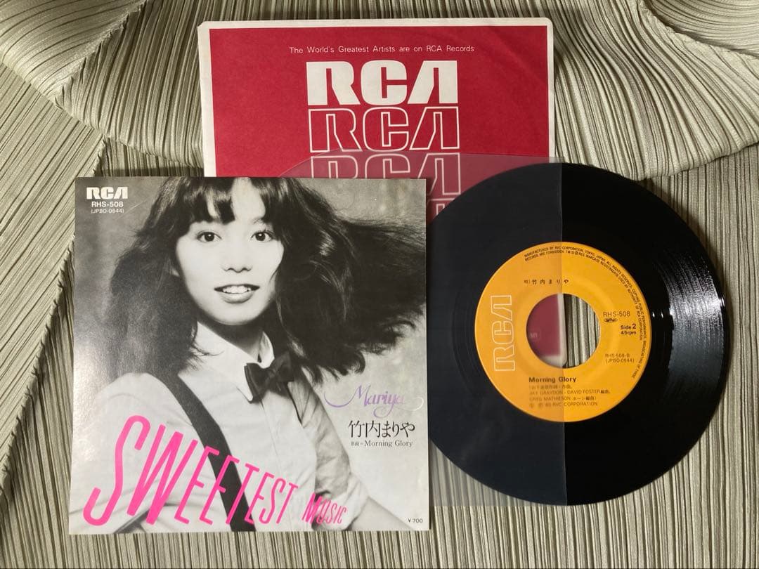 竹内まりや「 SWEETEST MUSIK」1980年人気盤　状態良好