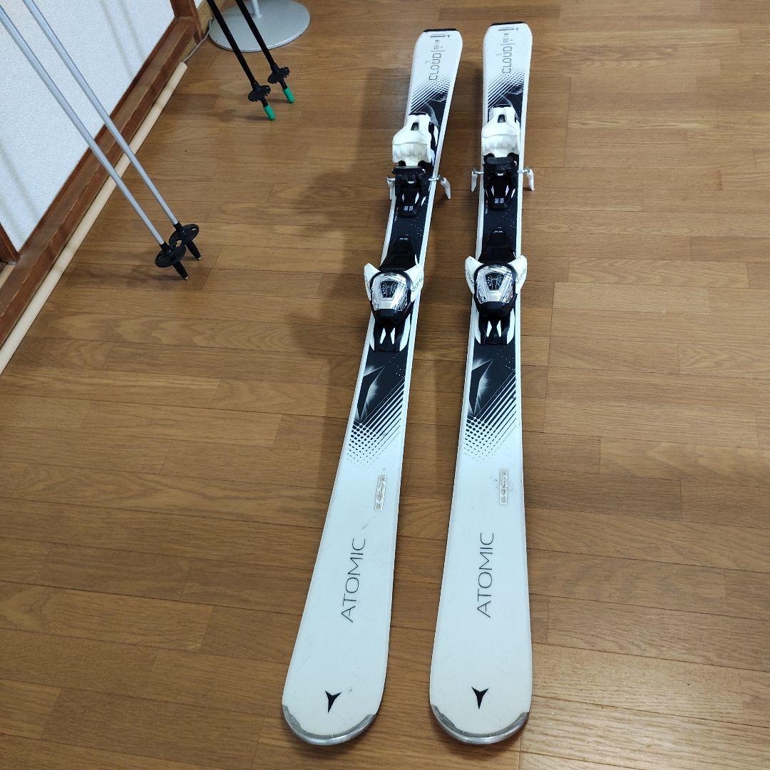 ATOMIC LADY スキー板とストックセット