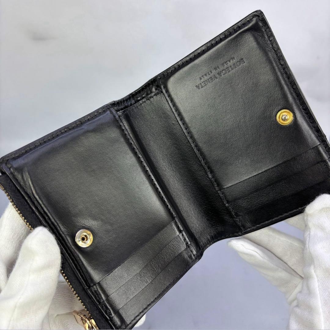 BOTTEGA VENETA　コンパクト財布　2つ折り　カセット