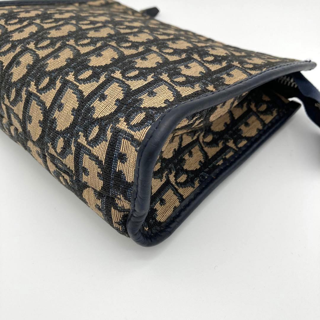 極美品✨クリスチャンディオール トロッター ポーチ クラッチバッグ キャンバス