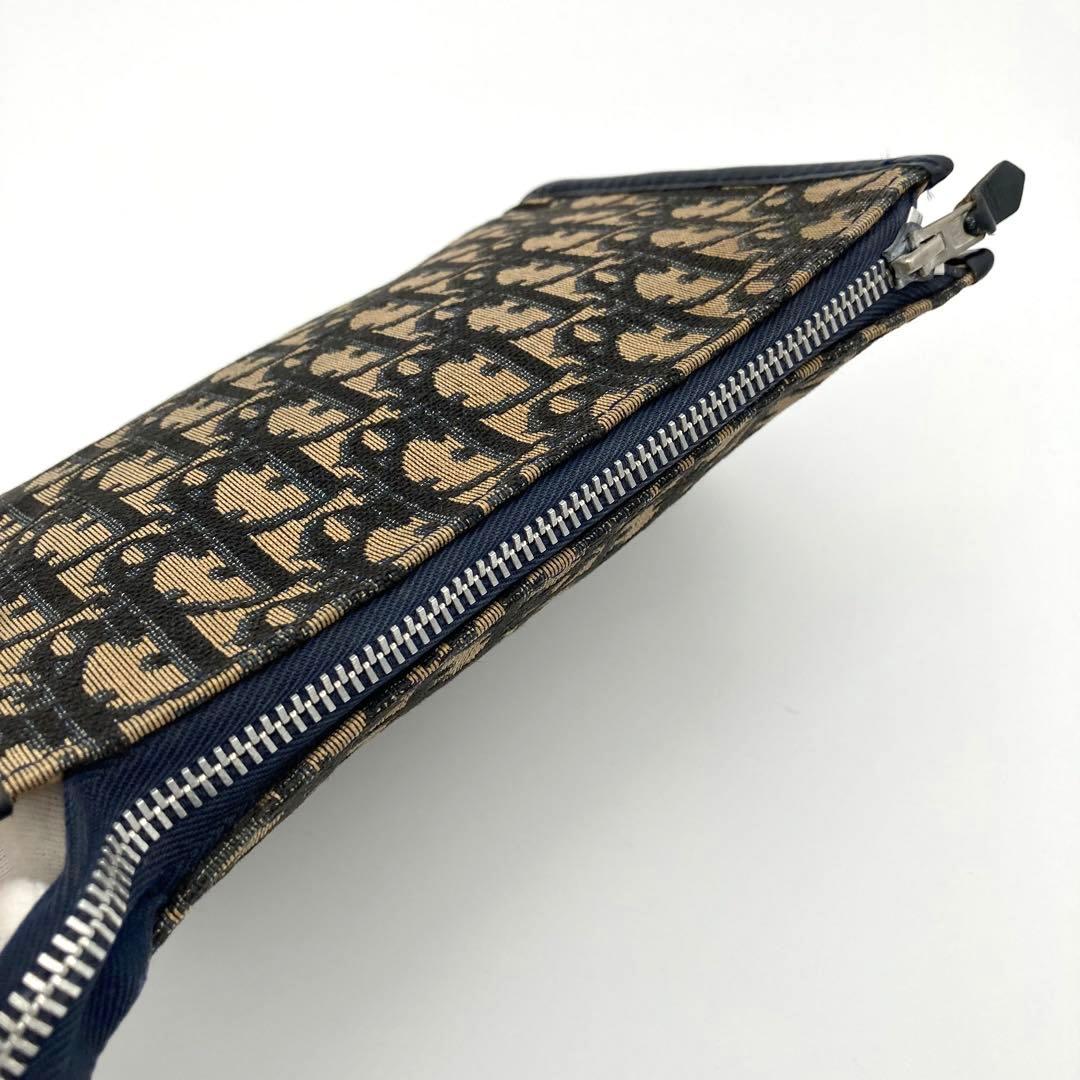 極美品✨クリスチャンディオール トロッター ポーチ クラッチバッグ キャンバス