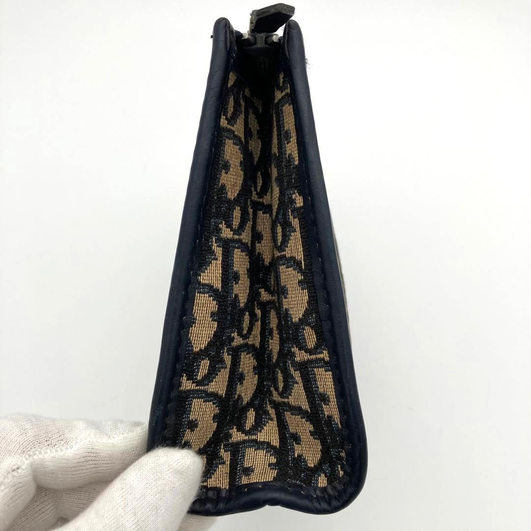 極美品✨クリスチャンディオール トロッター ポーチ クラッチバッグ キャンバス
