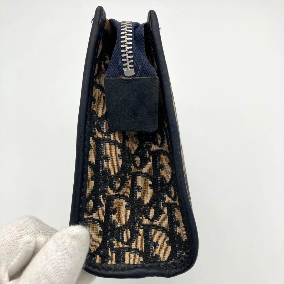 極美品✨クリスチャンディオール トロッター ポーチ クラッチバッグ キャンバス