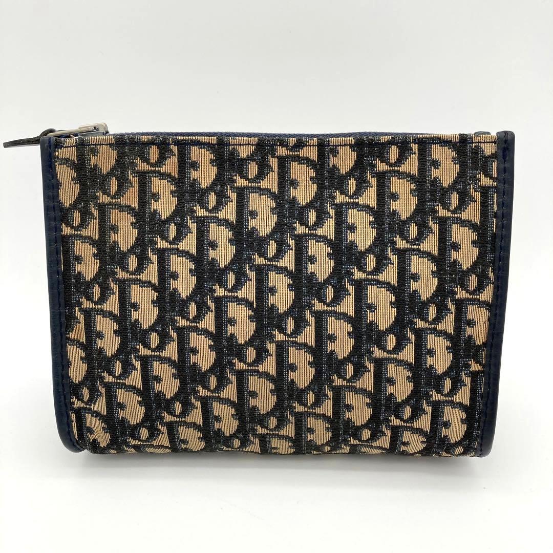 極美品✨クリスチャンディオール トロッター ポーチ クラッチバッグ キャンバス