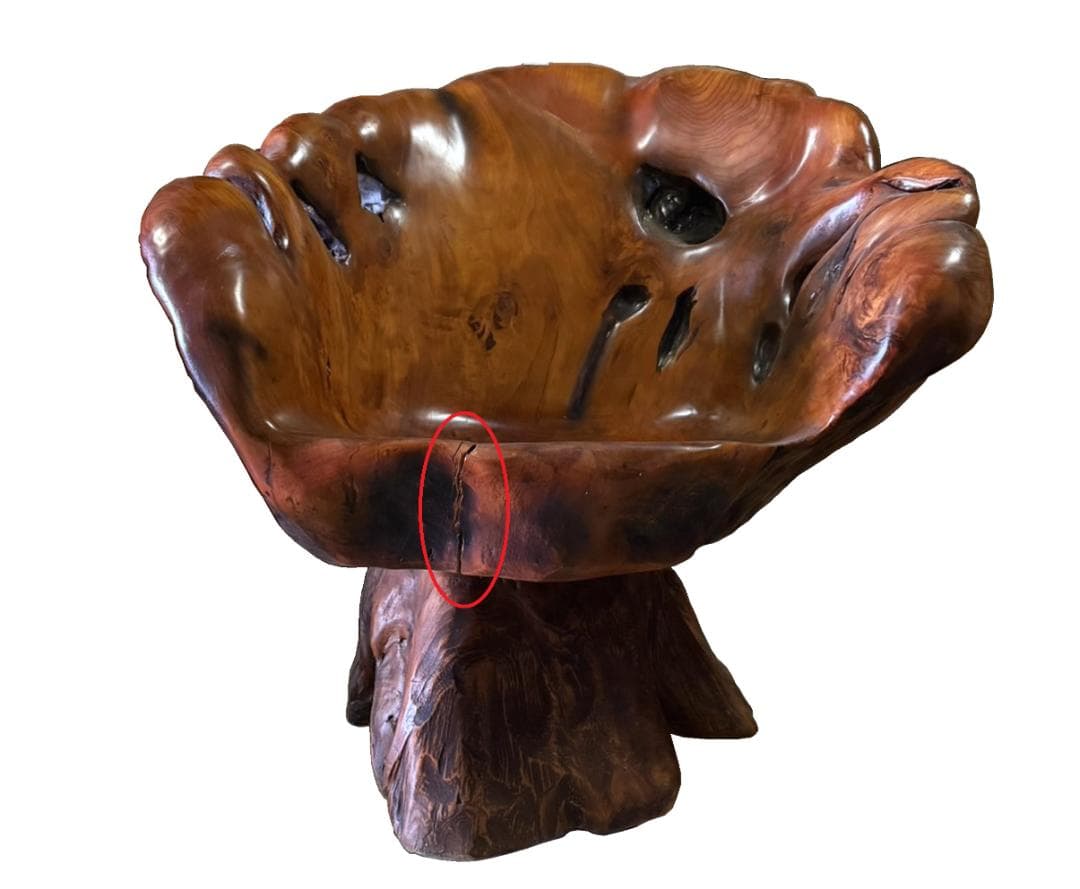 【SALE 入手困難 定価42万】高級木製イス・回転式　アンティーク⑫