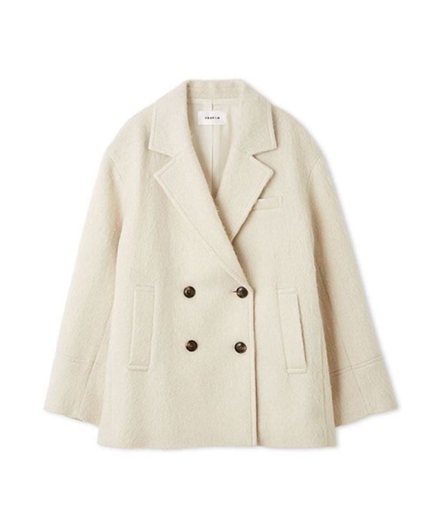 FRAY I.D（フレイ アイディー） オーバーサイズウールシャギージャコット