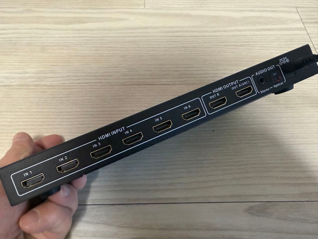 RATOC Systems4K60Hz対応 6入力2出力