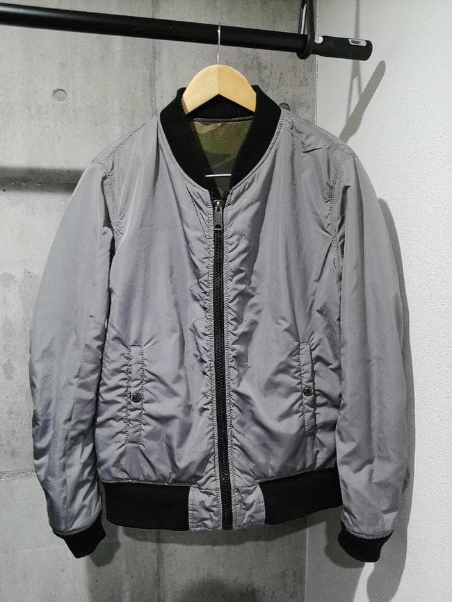 AVIREX 35th記念 カモフラ リバーシブル MA-1フライトジャケットL