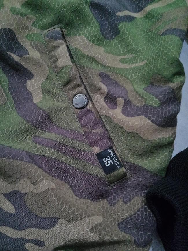 AVIREX 35th記念 カモフラ リバーシブル MA-1フライトジャケットL