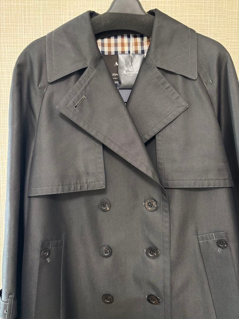 新品未使用　Aquascutum 松島花コラボ　トレンチコート