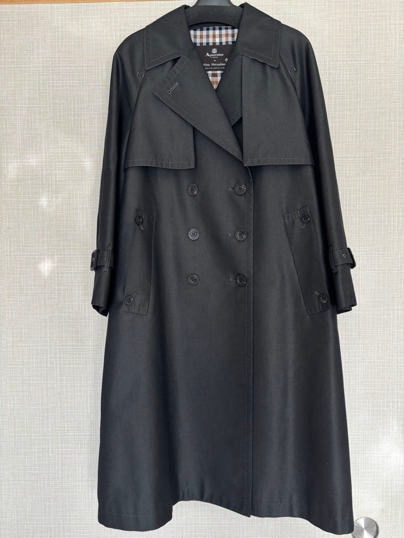 新品未使用　Aquascutum 松島花コラボ　トレンチコート