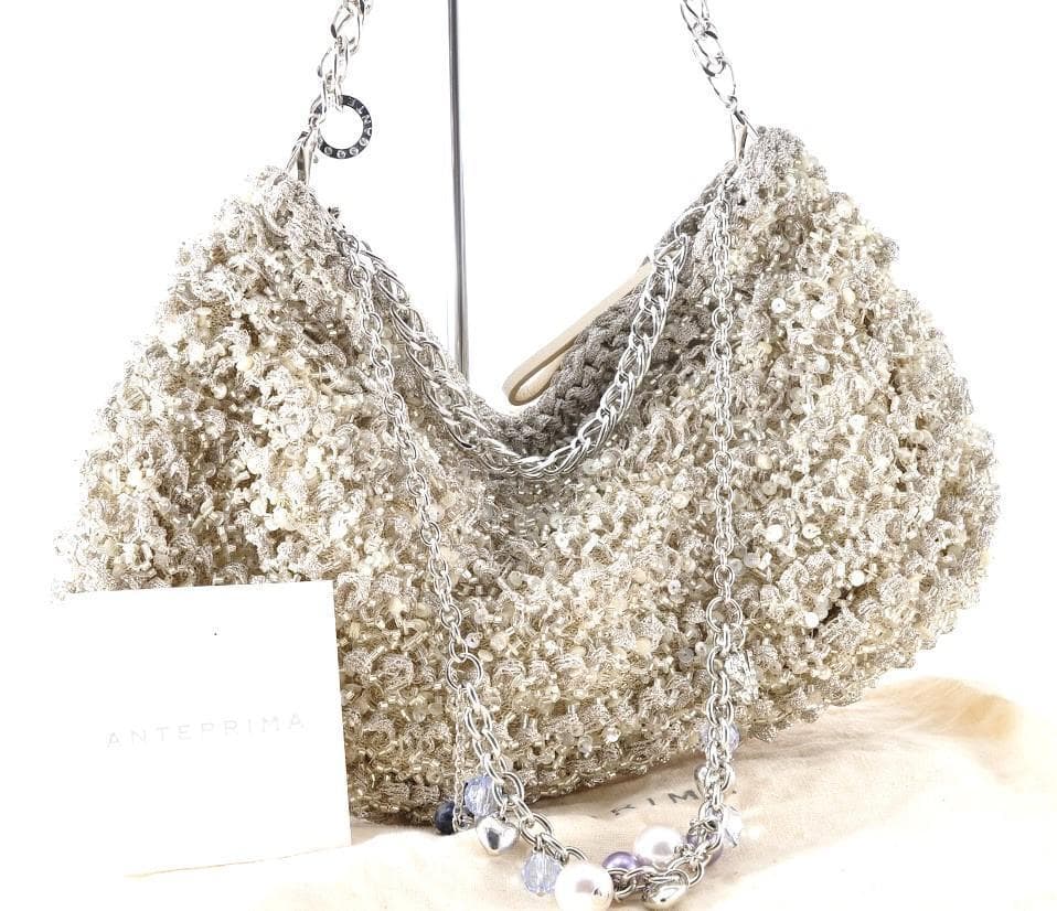 美品 ANTEPRIMA アンテプリマ チェーン ワイヤーバッグ ２WAY