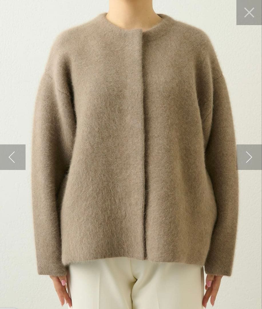 最終　Whim Gazetteウィムガゼット　セッケツニットジャケット