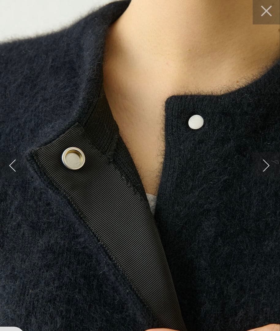 最終　Whim Gazetteウィムガゼット　セッケツニットジャケット