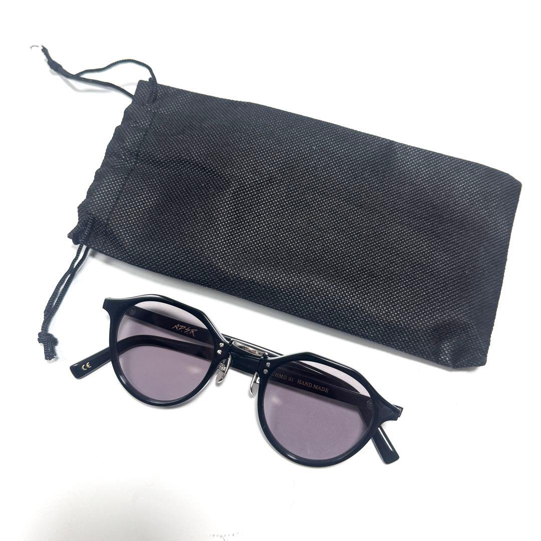 美品 A.D.S.R. SATCHMO 01 サングラス ブラック シルバー