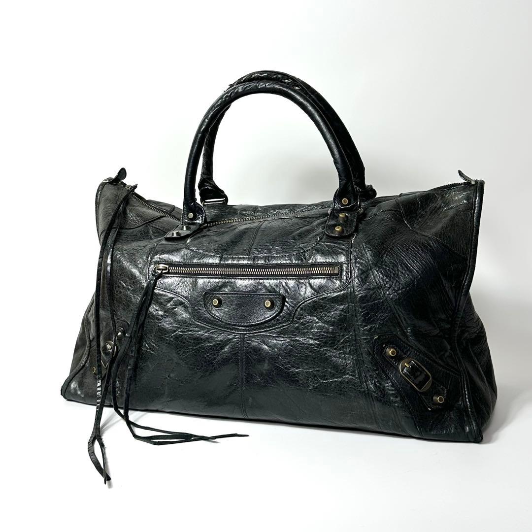 BALENCIAGA 黒 ザ・ワーク ボストンバッグ 132110 y2k