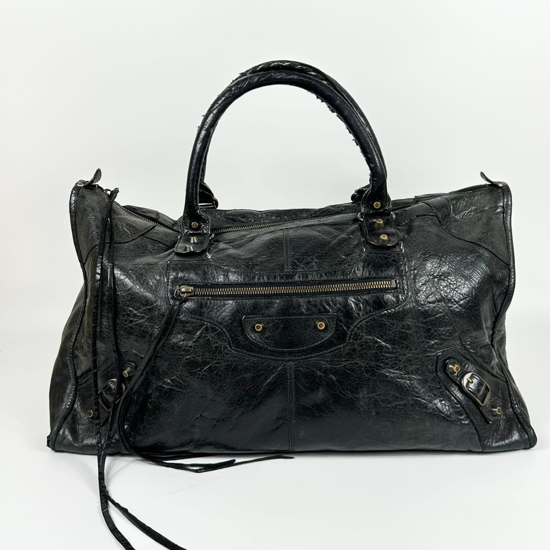 BALENCIAGA 黒 ザ・ワーク ボストンバッグ 132110 y2k
