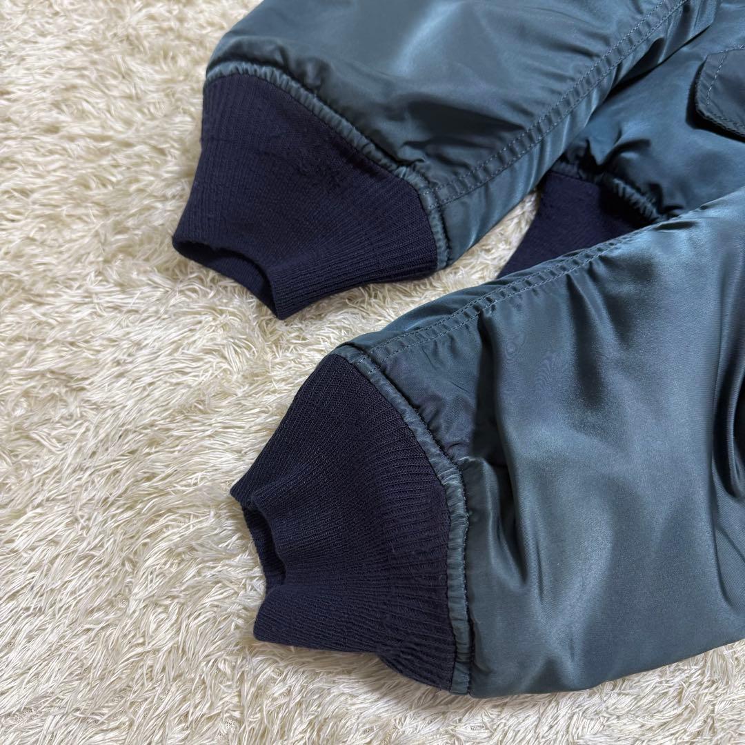 アルファインダストリーズ MA-1 フライトジャケット　USA製　ネイビー